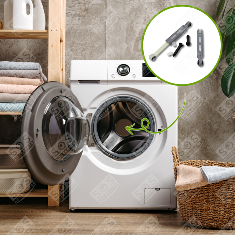 LOT DE 2 AMORTISSEURS COMPATIBLES MACHINE À LAVER, LAVE-LINGE - 00742719, 00673541