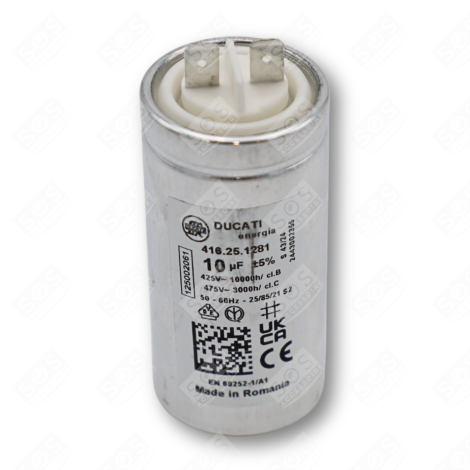 CONDENSATEUR 10MF D'ORIGINE SÈCHE-LINGE - 1250020615