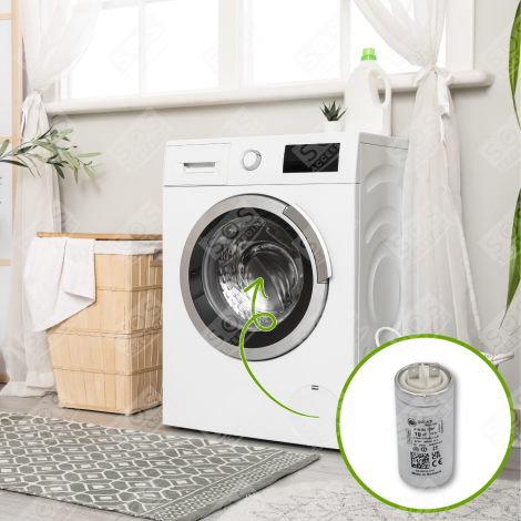 CONDENSATEUR 10MF D'ORIGINE SÈCHE-LINGE - 1250020615