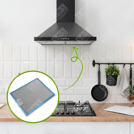 FILTRE MÉTAL 257X318MM HOTTE - C00268543, 49010998