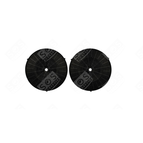 FILTRE CHARBON TYPE MCFE21 - (2 PCS) D'ORIGINE HOTTE - 9029801496