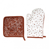 Gant et manique en coton