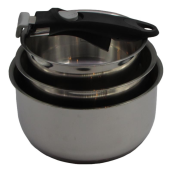 Lot 3 casseroles 16/18/20 inox