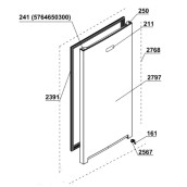Porte (Partie réfrigérateur, repère 2768)