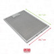 FILTRE MÉTALLIQUE À GRAISSE 247X327MM HOTTE - 50293009002, 50287195007