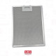 FILTRE MÉTALLIQUE À GRAISSE 247X327MM HOTTE - 50293009002, 50287195007
