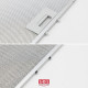 FILTRE MÉTALLIQUE À GRAISSE 247X327MM HOTTE - 50293009002, 50287195007