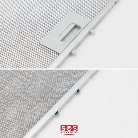 FILTRE MÉTALLIQUE À GRAISSE 247X327MM HOTTE - 50293009002, 50287195007