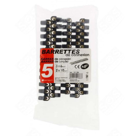 BARRETTE BORNIERS 32A 10MM2 D'ORIGINE ÉLECTRICITÉ, DOMOTIQUE - 121302