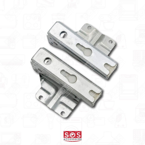 CHARNIÈRES DE PORTE (KIT COMPLET INFÉRIEUR ET SUPÉRIEUR 2 PCS) FRIGO, RÉFRIGÉRATEUR, CONGÉLATEUR - 00267190, 5433021