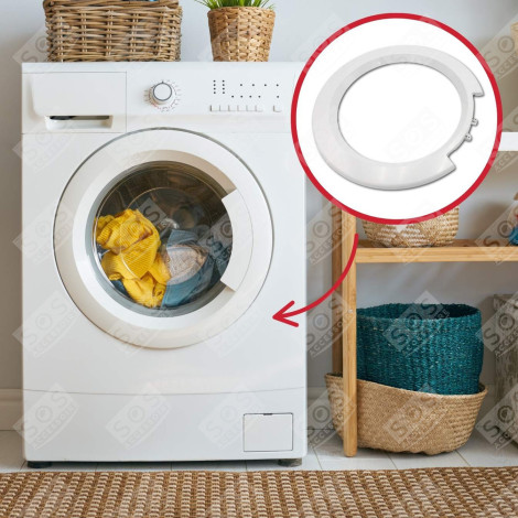 CADRE EXTÉRIEUR DE HUBLOT MACHINE À LAVER, LAVE-LINGE - 00366232, 00354129