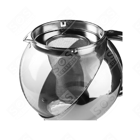 THEIERE VERRE ET INOX1.1L USTENSILE DE CUISINE - J111130