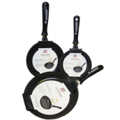 Kit 3 poeles 20/24/28 cm a
