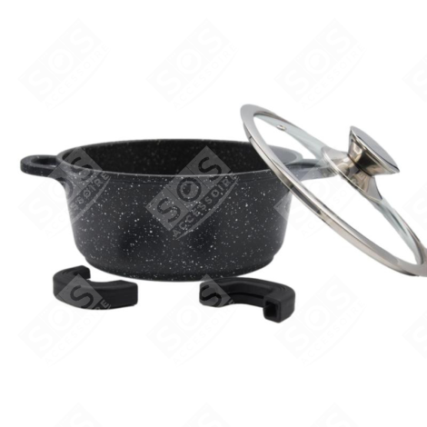 MARMITE 28CM + 2 MANCHONS CUISEUR VAPEUR - EU218688