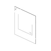 Vitre extérieure de porte