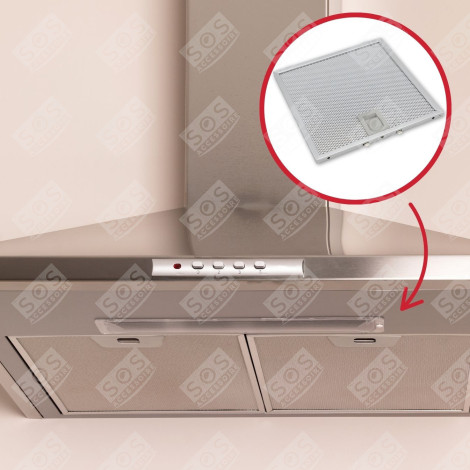 FILTRE MÉTAL   203X206 MM HOTTE - 101079910