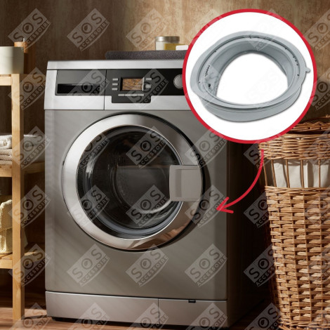 JOINT DE HUBLOT  (MANCHETTE) COMPATIBLE MACHINE À LAVER, LAVE-LINGE - 9640341