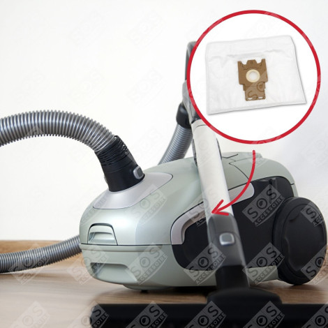 BOÎTE DE 5 SACS ANTI ODEURS H60 COMPATIBLES ASPIRATEUR - 35600392