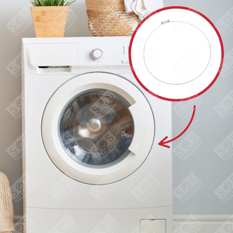 BAGUE DE SERRAGE EXTÉRIEUR MACHINE À LAVER, LAVE-LINGE - 00670743, DC82-01467A