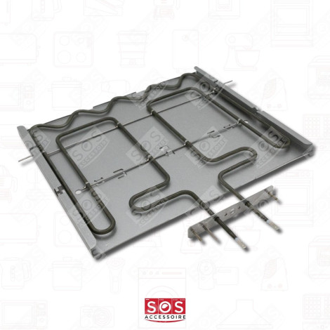 RÉSISTANCE SUPÉRIEURE GRILL 2450W D'ORIGINE FOUR, CUISINIÈRE - 484000000514, C00313436