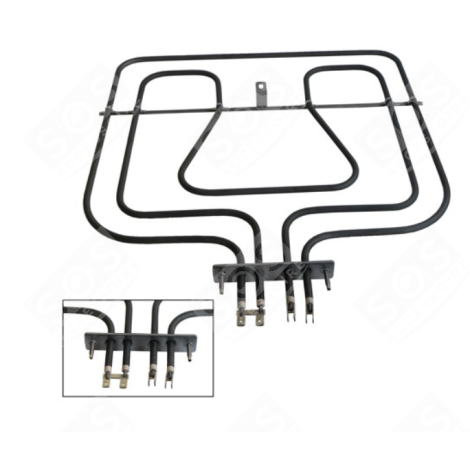 RÉSISTANCE SUPÉRIEURE 800W + 1650W D'ORIGINE FOUR, CUISINIÈRE - 3970129015, 3570759021