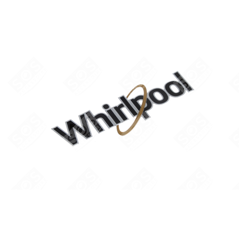 PLAQUE SIGLE WHIRLPOOL FRIGO, RÉFRIGÉRATEUR, CONGÉLATEUR - 481010884775