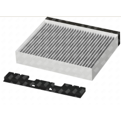 Filtre charbon (à l'unité)  230X215X20 mm d'origine