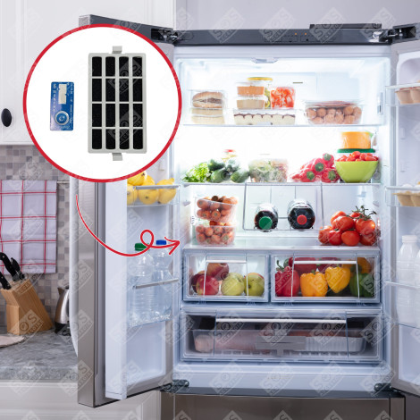 FILTRE ANTIBACTÉRIEN D'ORIGINE MICROBAN ANT001 FRIGO, RÉFRIGÉRATEUR, CONGÉLATEUR - C00629721, 481248048172