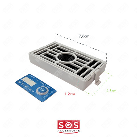 FILTRE ANTIBACTÉRIEN D'ORIGINE MICROBAN ANT001 FRIGO, RÉFRIGÉRATEUR, CONGÉLATEUR - C00629721, 481248048172