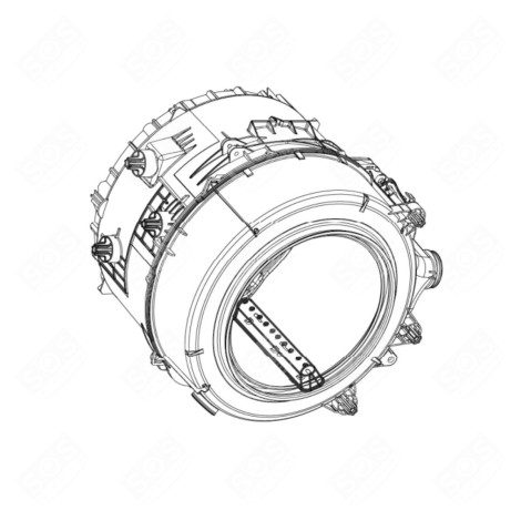 BLOC LAVEUR COMPLET MACHINE À LAVER, LAVE-LINGE - 2402106700