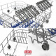 PANIER COMPLET LAVE-VAISSELLE - 1036280, AS0038254 