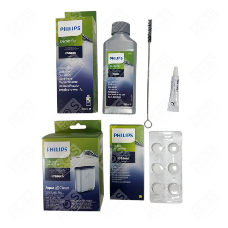KIT D'ENTRETIEN COMPLET AQUACLEAN CAFETIÈRE, MACHINE À CAFÉ - CA6704/10, CA6903