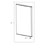 Porte (Partie congélateur)