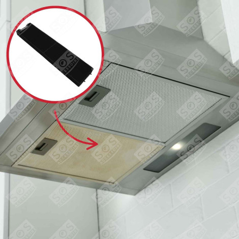 FILTRE CHARBON DKF13 COMPATIBLE   480X117 MM HOTTE - 6485741