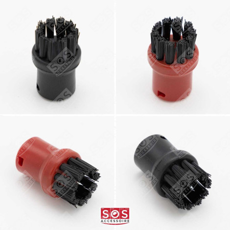 JEU DE 4 BROSSES RONDES NETTOYEUR VAPEUR - 28630580