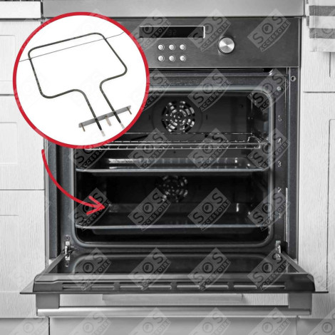 RÉSISTANCE VOUTE 900W FOUR, CUISINIÈRE - 481225998473