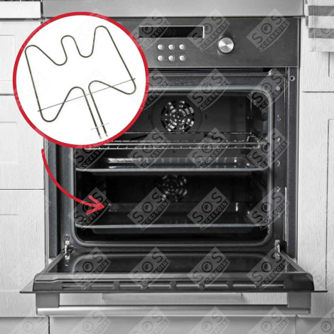 RESISTANCE DE SOLE 1200W FOUR, CUISINIÈRE - 806890652, 806891285