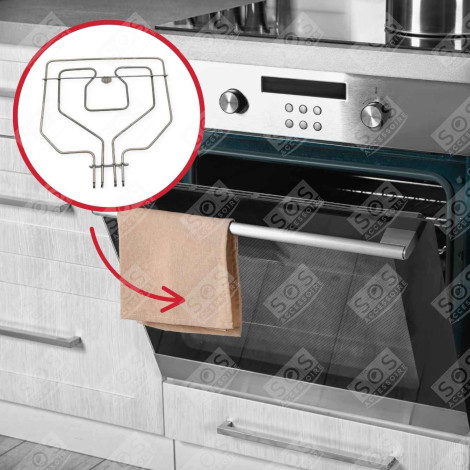 RÉSISTANCE DE VOUTE COMPATIBLE FOUR, CUISINIÈRE - 00472682, 00688620