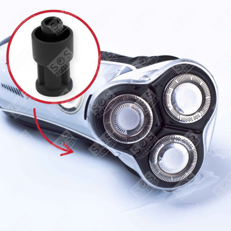 COUPLEUR ADAPTATEUR PIED MIXEUR RASOIR, TONDEUSE - MC N077