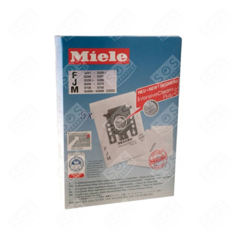 BOITE DE 4 SACS À POUSSIÈRE SYNTHÉTIQUES FJM (+ FILTRE MOTEUR) ASPIRATEUR - 5588921, 9917710