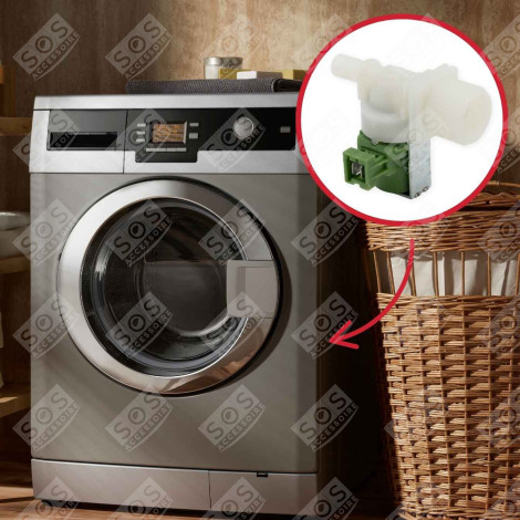 ELECTROVANNE 1 VOIE 180° MACHINE À LAVER, LAVE-LINGE - 3792260436, 50234437007