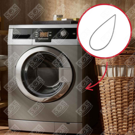 COLLIER DE SERRAGE AVANT DE JOINT DE HUBLOT MACHINE À LAVER, LAVE-LINGE - 00354134, 354134