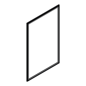 Joint de porte magnétique blanc (partie congélateur) 501,6 x 609,1 mm