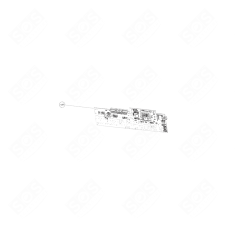 CARTE ÉLECTRONIQUE, MODULE D'AFFICHAGE (REPÈRE 186) SÈCHE-LINGE - 2987294201, C00953174