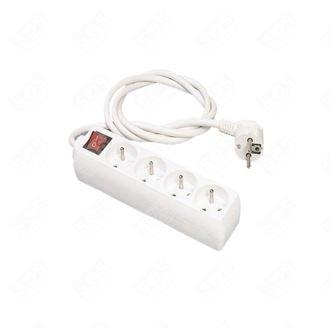 BLOC 4 PRISES 2 POLES + TERRE ÉLECTRICITÉ, DOMOTIQUE - 308305