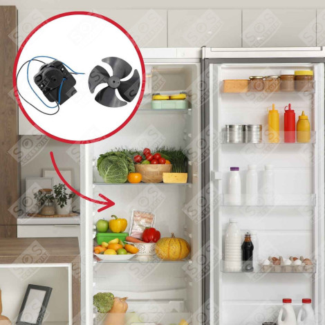 MOTEUR VENTILATEUR FRIGO, RÉFRIGÉRATEUR, CONGÉLATEUR - 92129063, 481936170011