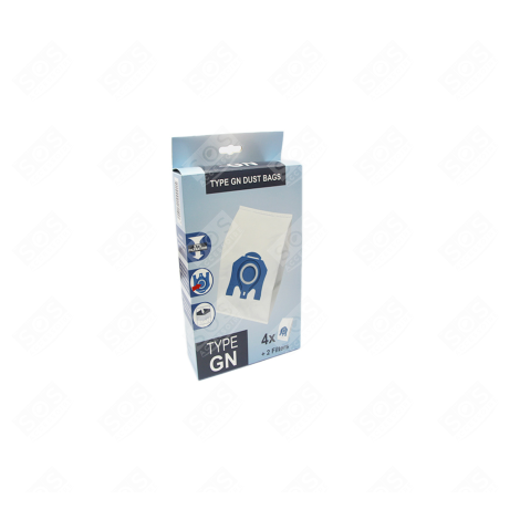 SAC À POUSSIÈRE GN COMPATIBLE X4 ET 2 FILTRES ASPIRATEUR - 775.985, 12281680