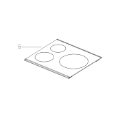 Dessus vitrocéramique