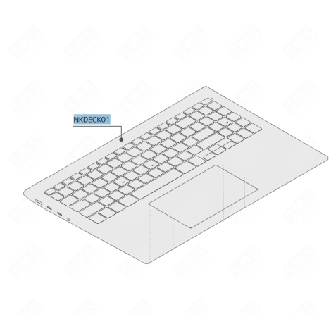 CLAVIER COMPLET (REPÈRE NKDECK0) INFORMATIQUE - AFP764274