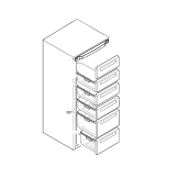 Tiroir maxi (partie congélateur)